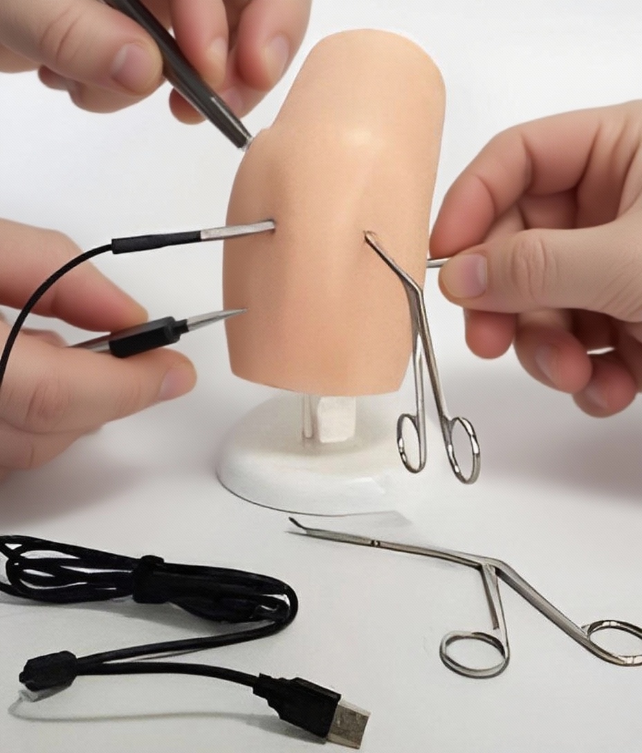 Hands on surgery on Knee and Shoulder model