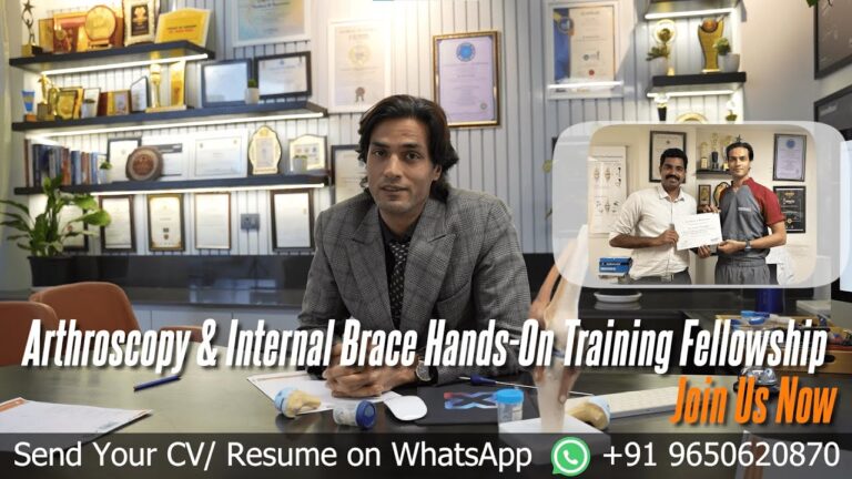 Best Hands-On Arthroscopy Fellowship in India
