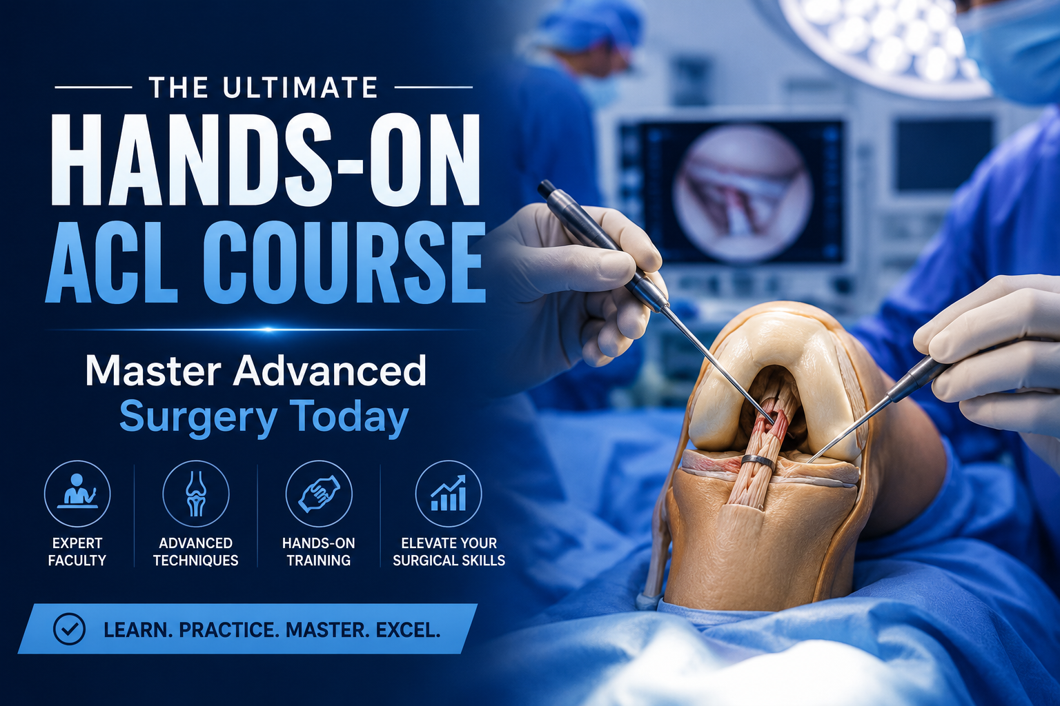 The Ultimate Hands-On ACL Course: Master Advanced Surgery Today